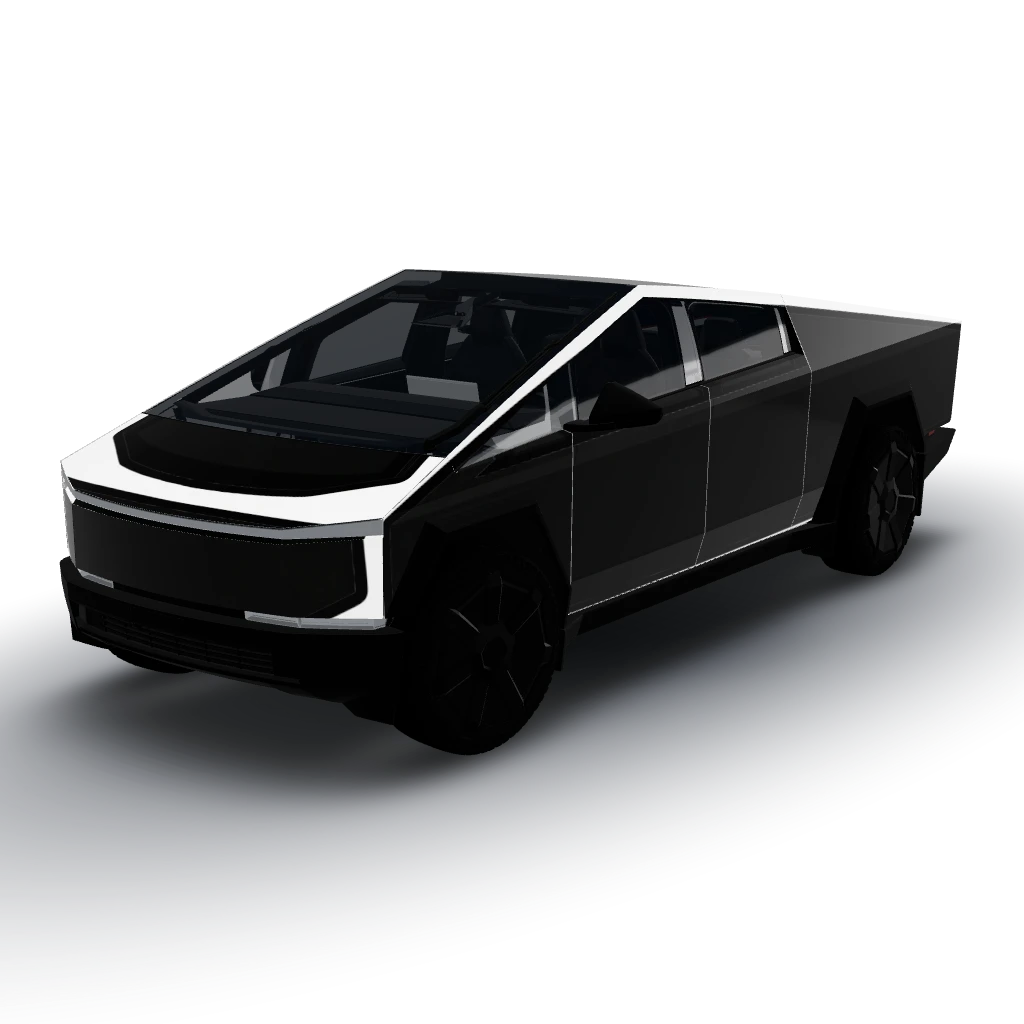 Your final design for the Cybertruck — a Cybertruck wearing this AI wrap design