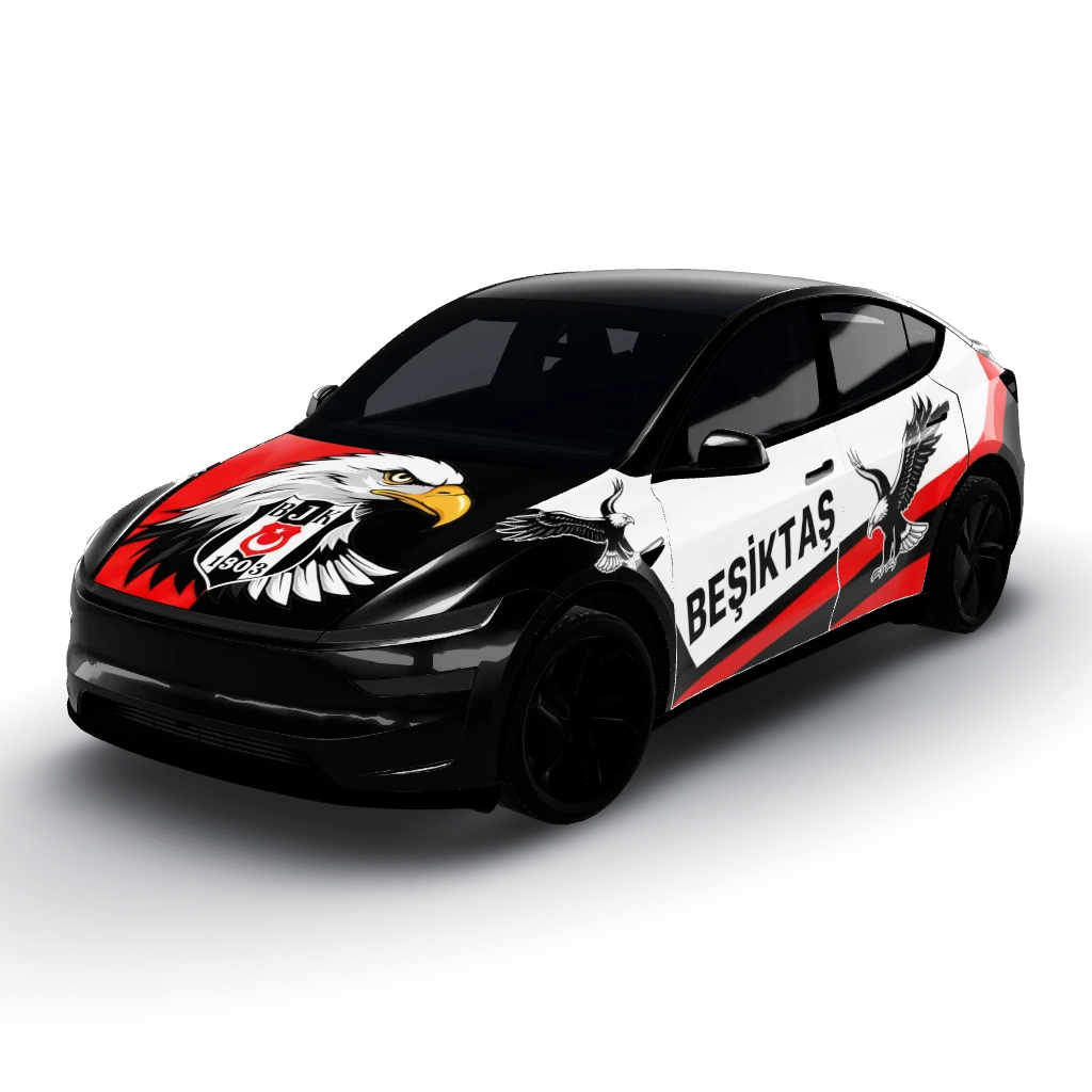 Bjk — a Model Y (2025+) Premium wearing this AI wrap design