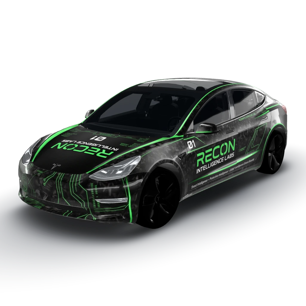 Elite, factory-quality Tesla Model 3 — a Model 3 wearing this AI wrap design