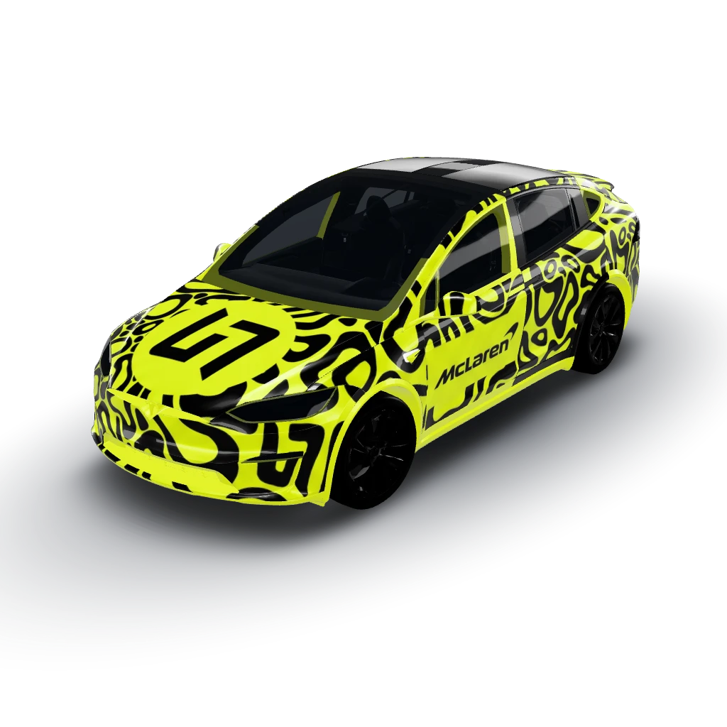 Perfect! — a Model X (2021) wearing this AI wrap design