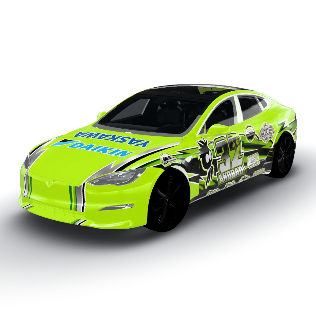 I’m trying to see what we can make — a Model S (2021+) wearing this AI wrap design