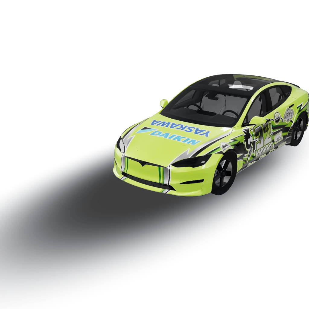 I’m trying to see what we can make — a Model S (2021) wearing this AI wrap design