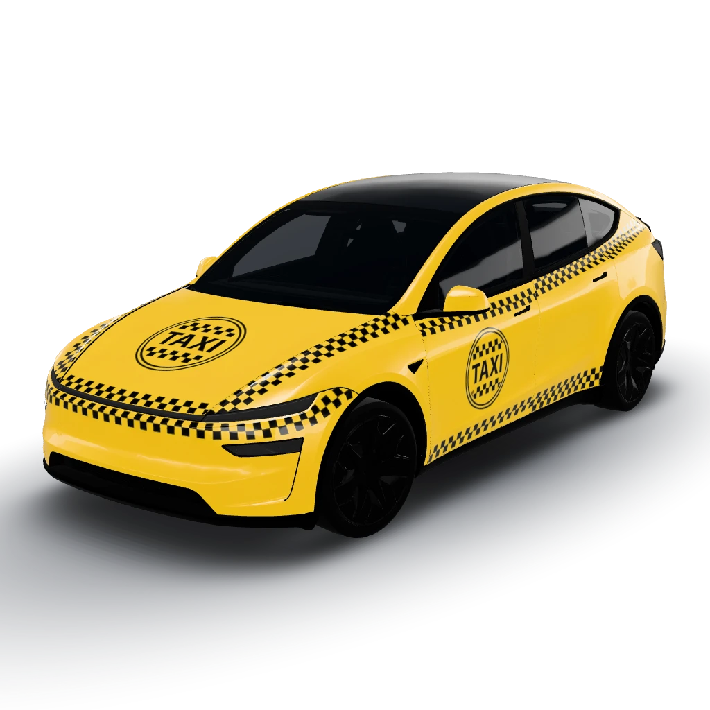 Here's the summary of your custom — a Model Y L wearing this AI wrap design