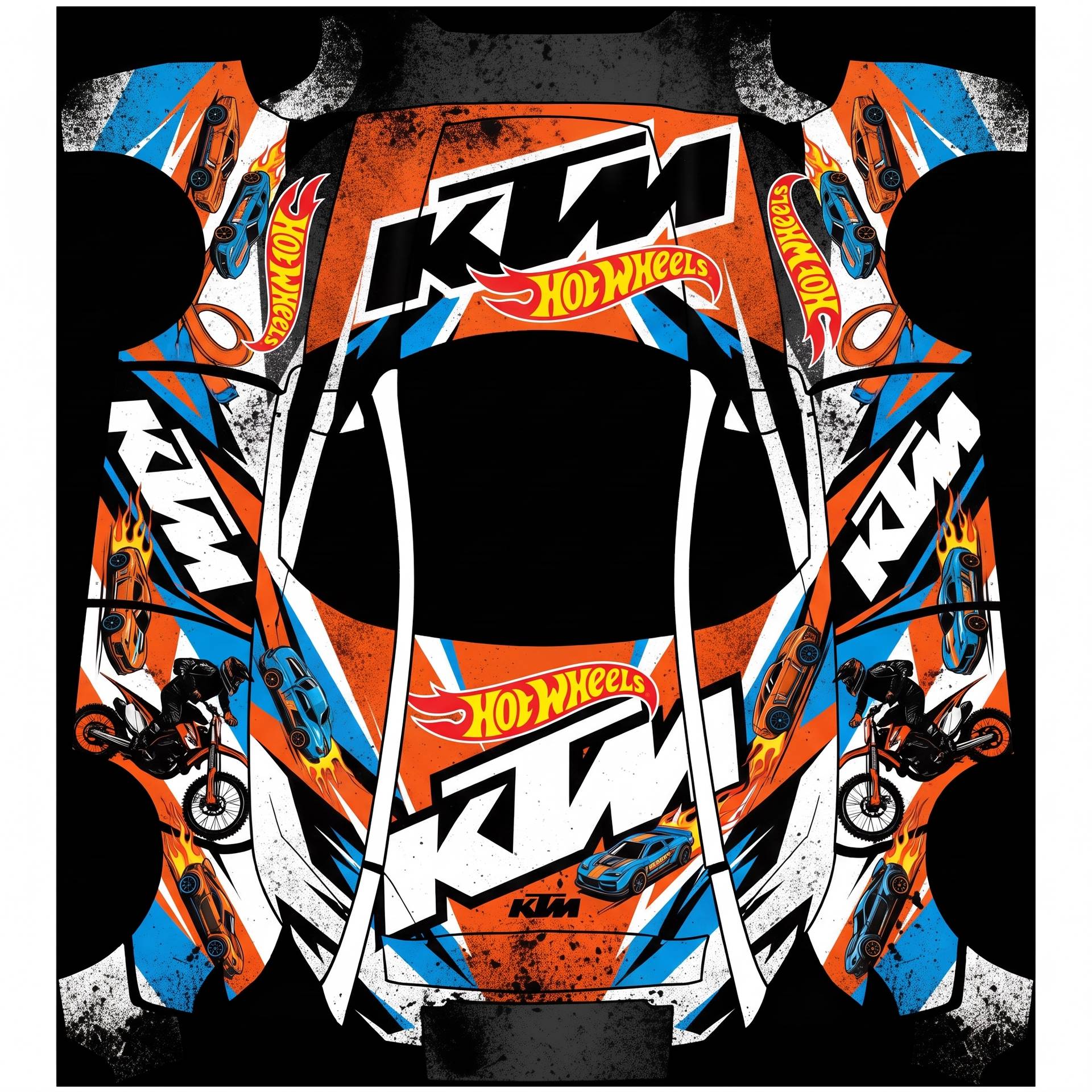 Ktm — AI wrap design for a Model Y (2025+) Premium
