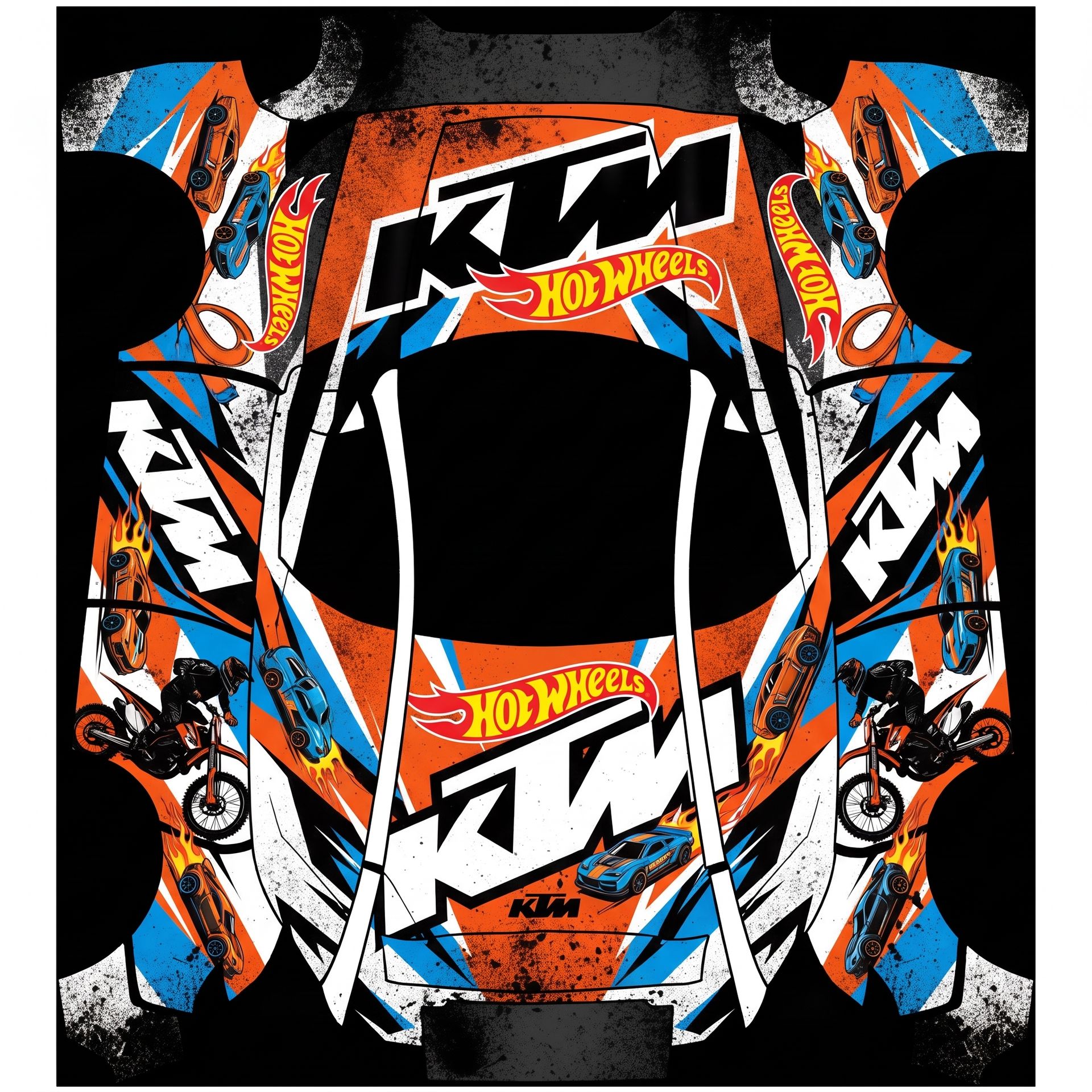 Ktm — AI wrap design for a Model Y (2025+) Premium
