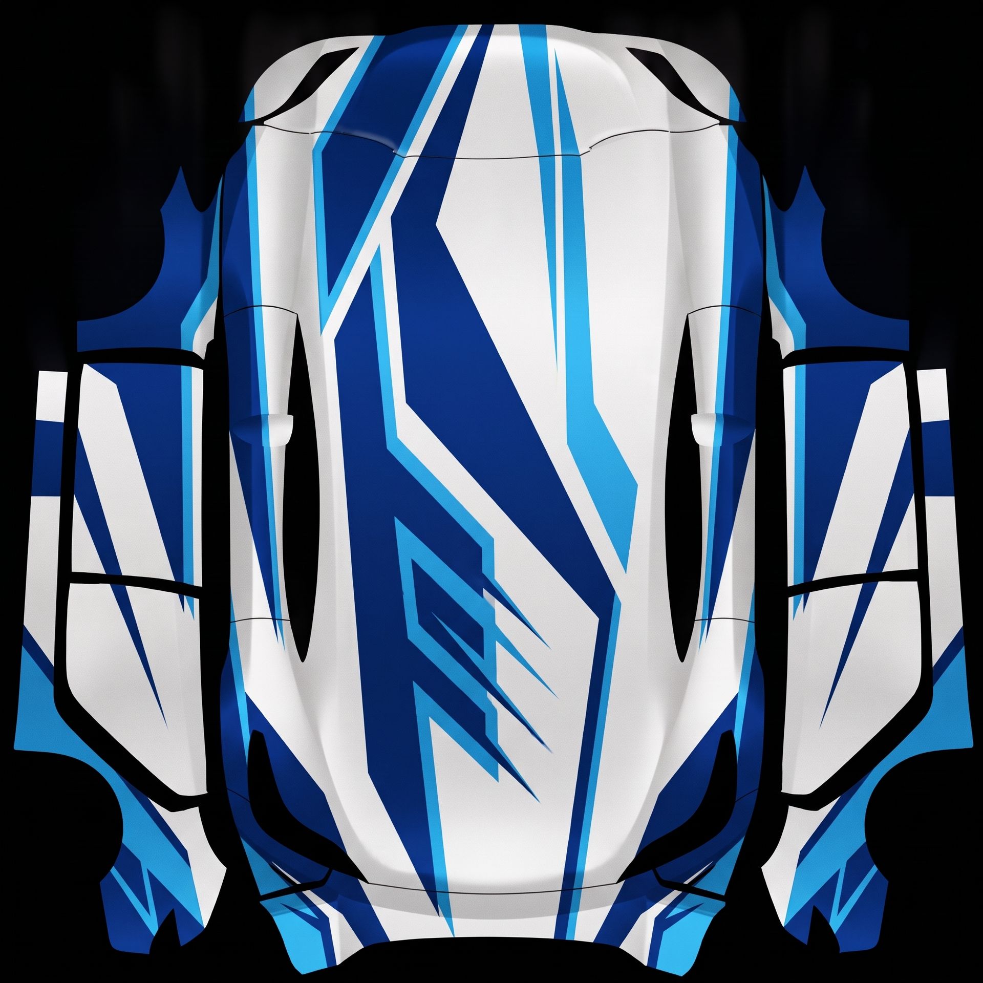 Wrap inspired by the iconic BMW M3 GTR — AI wrap design for a Model 3