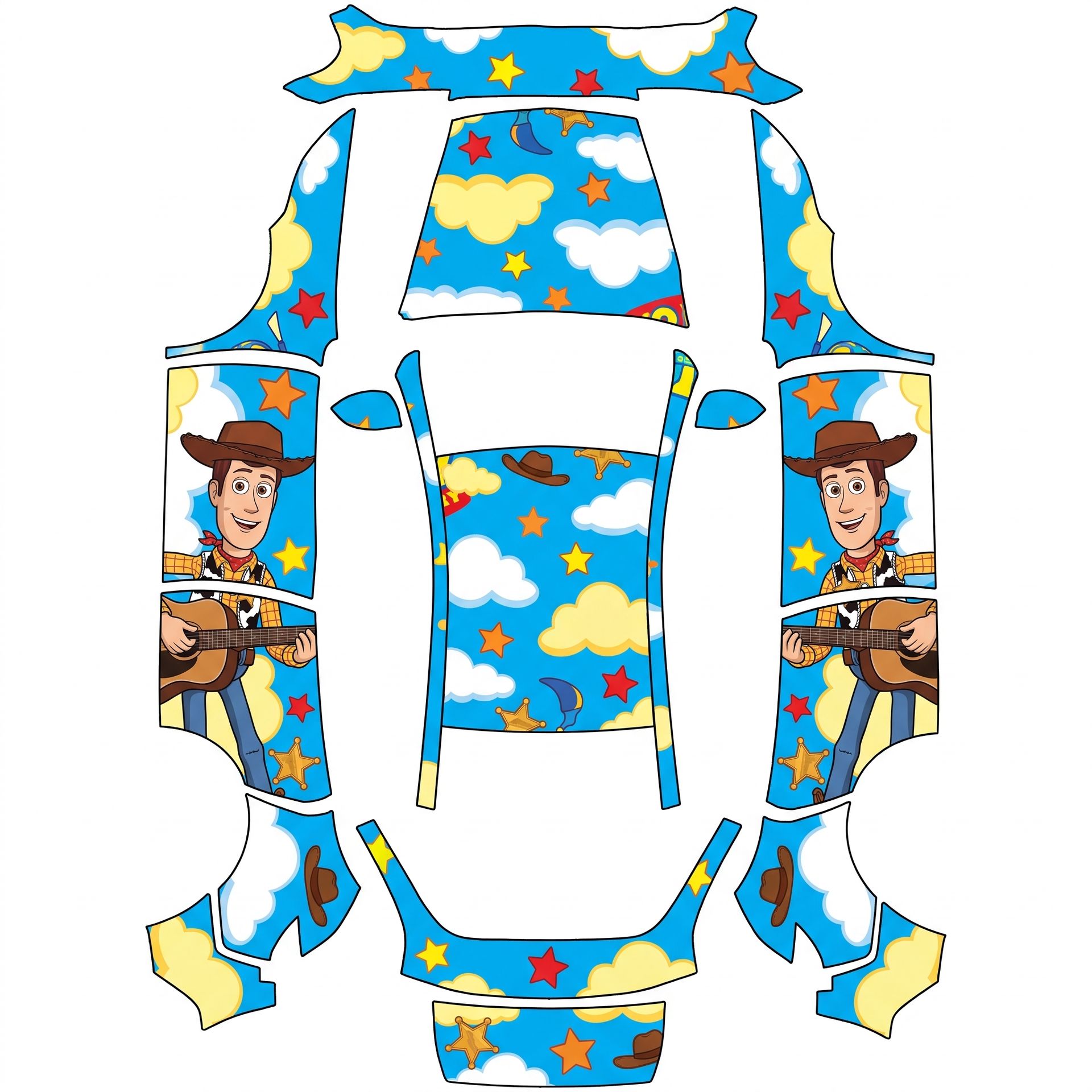 Perfect! — AI wrap design for a Model Y (2025+ Base)