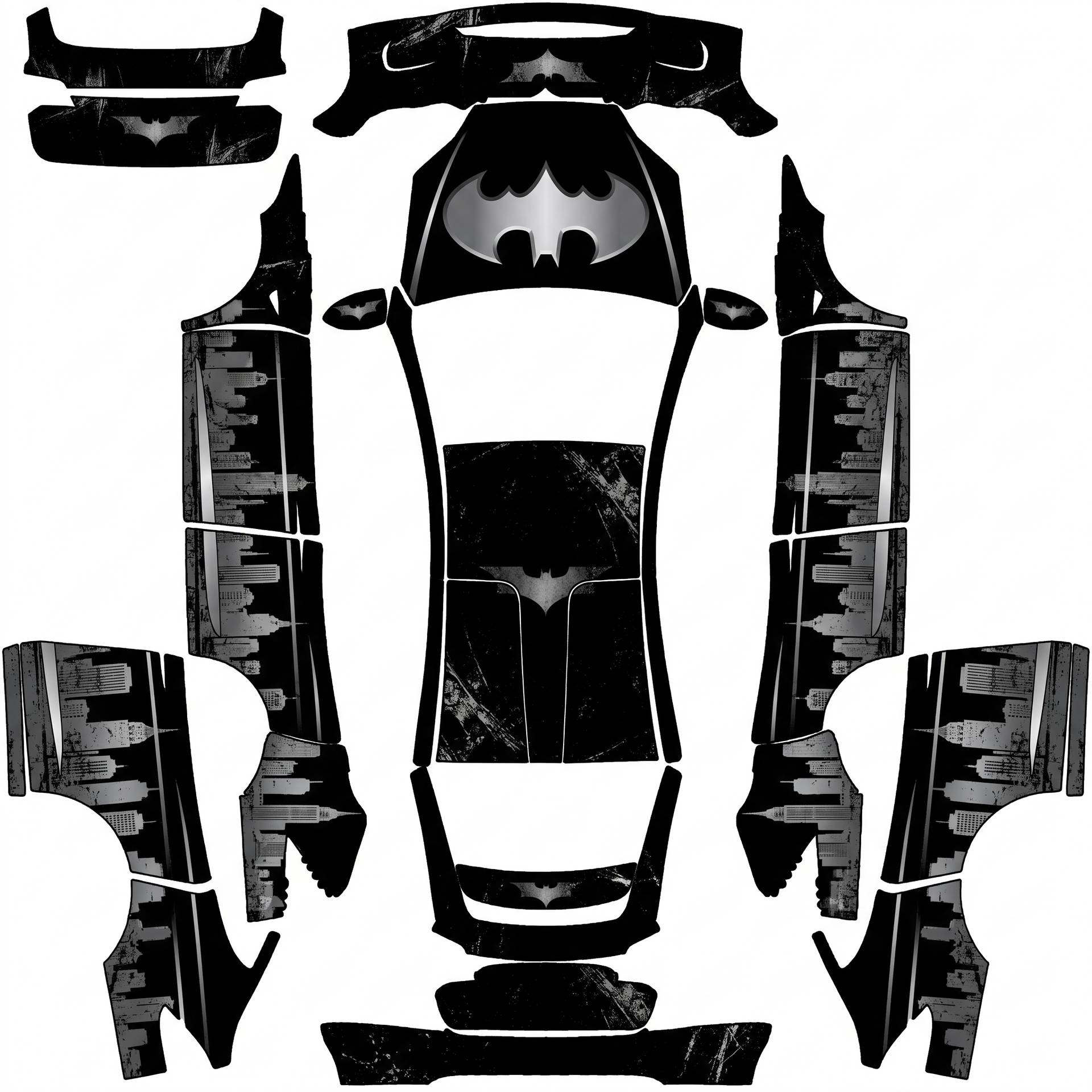 Great! — AI wrap design for a Model X (2021)