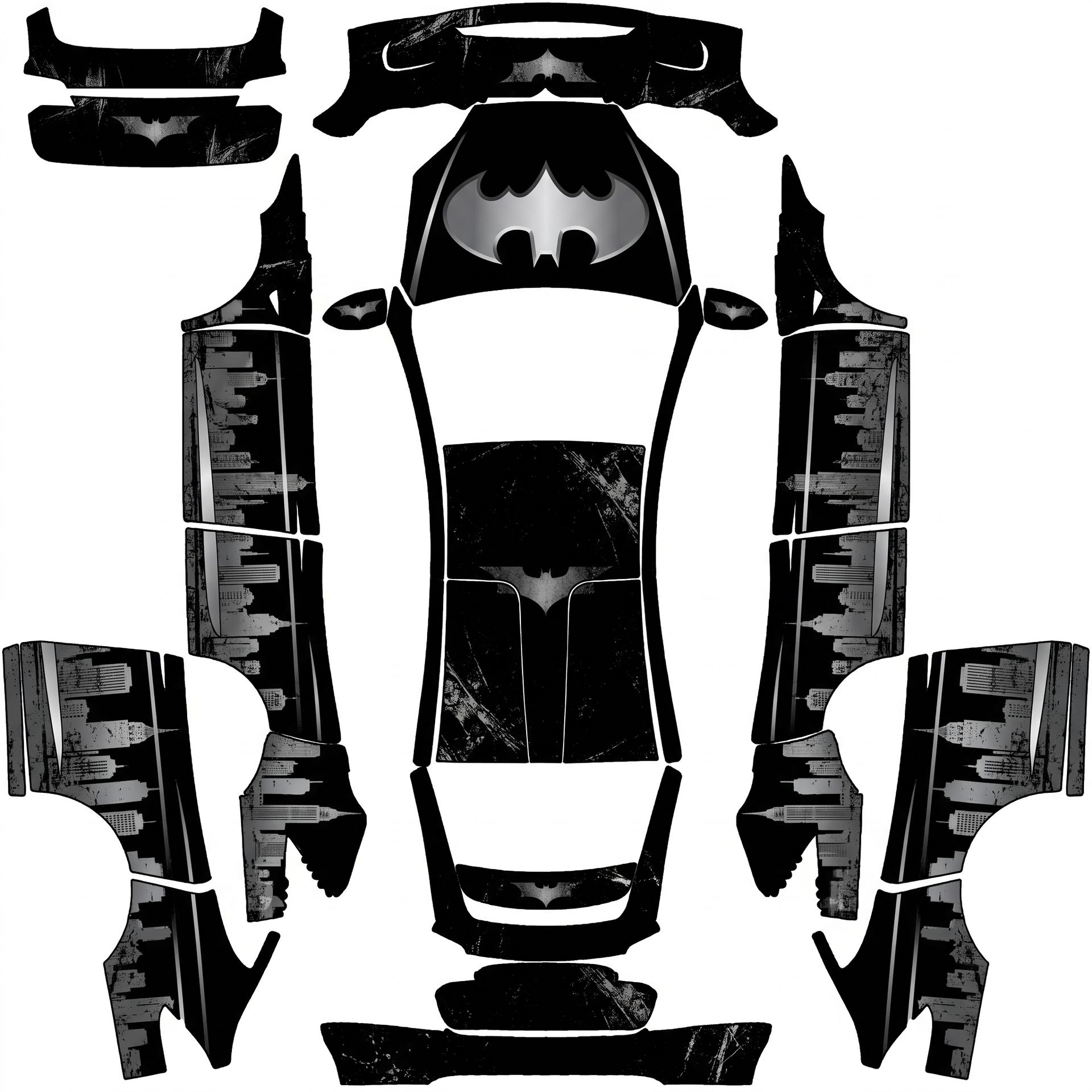 Great! — AI wrap design for a Model X (2021)