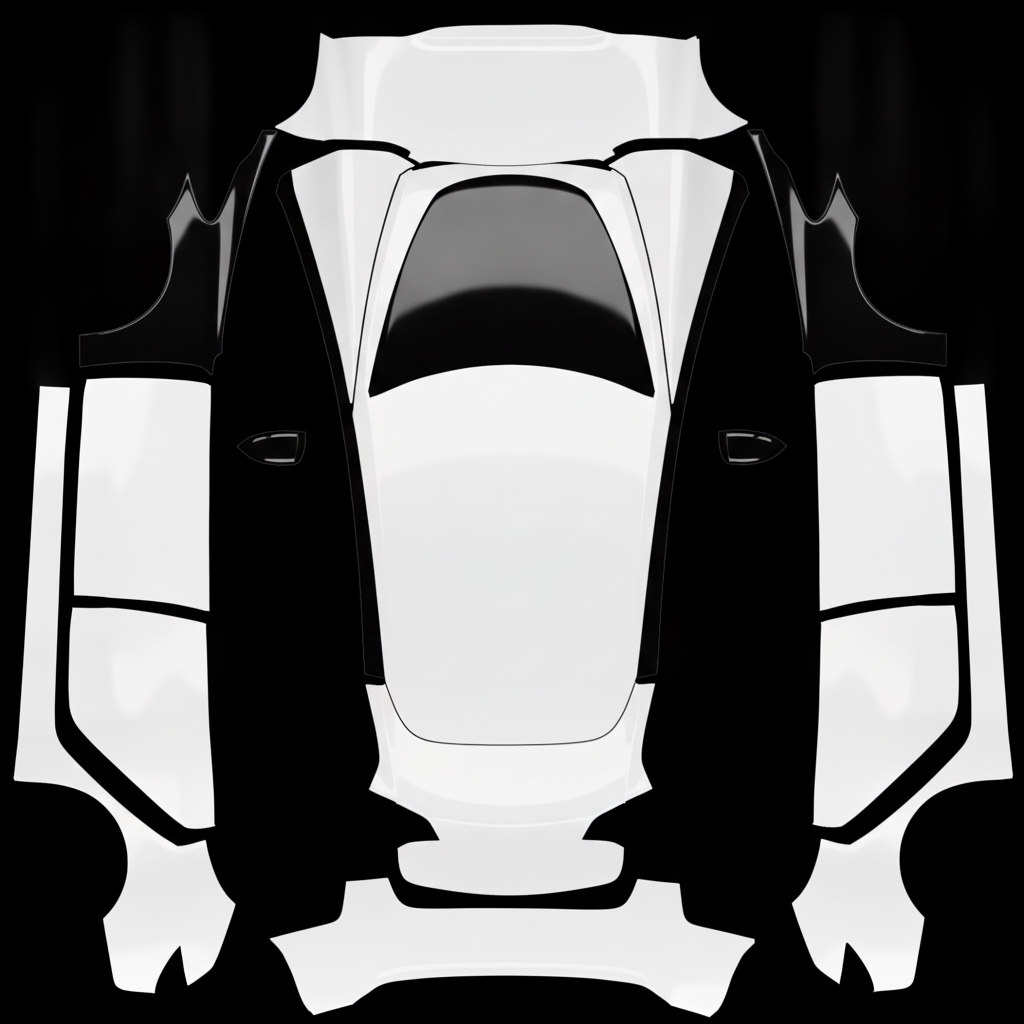 Understood! — AI wrap design for a Model 3