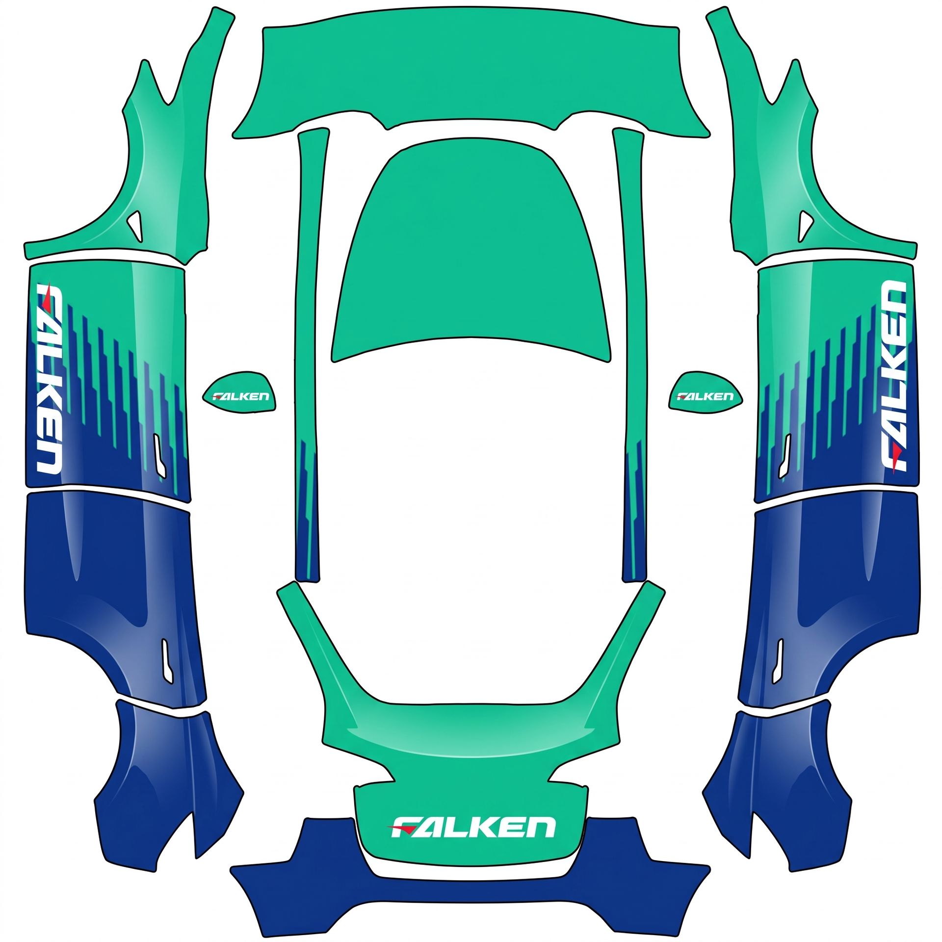 Got it! — AI wrap design for a Model Y