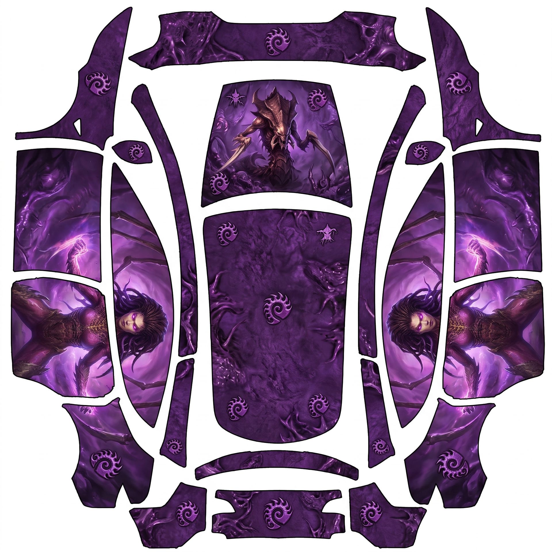 Understood! — AI wrap design for a Model Y Long Range