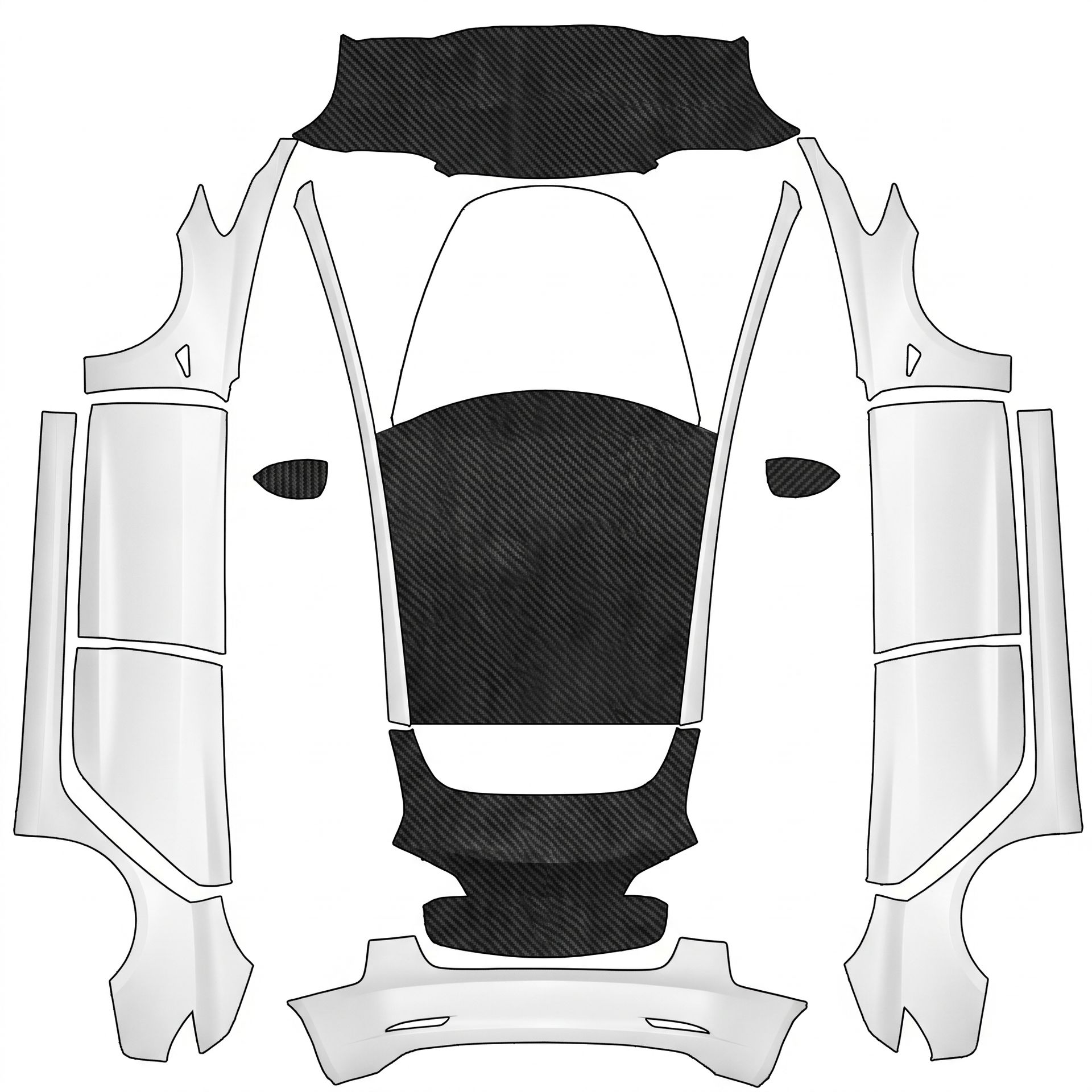 Thanks for the clarification! — AI wrap design for a Model 3