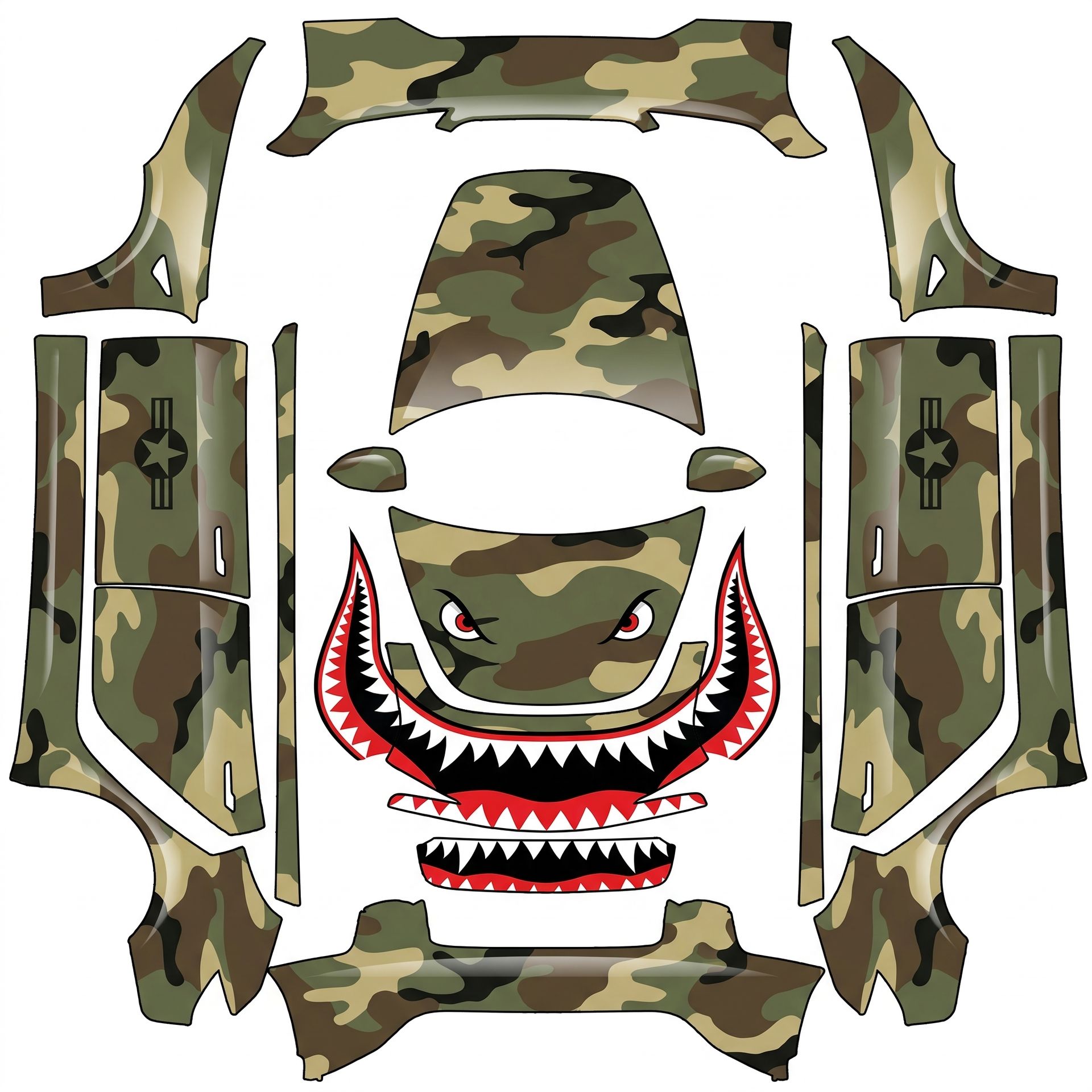 We'll replicate the A-10 Warthog's classic — AI wrap design for a Model 3 (2024+) Performance