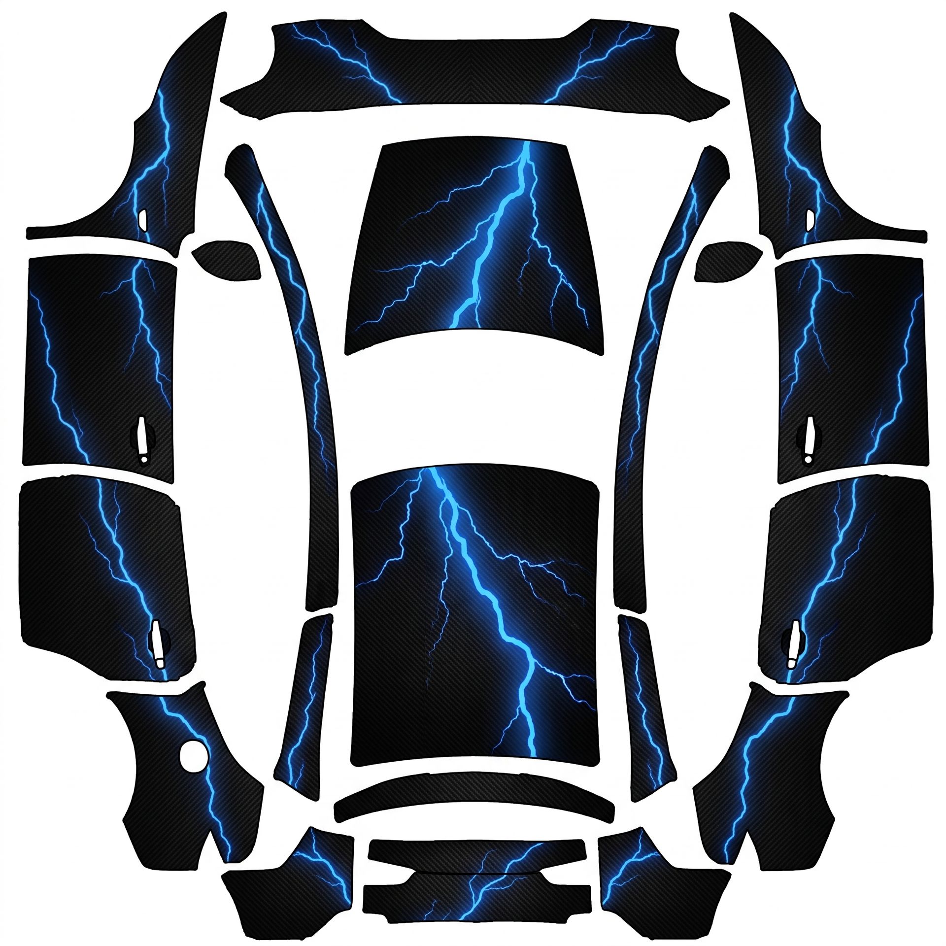 I'm glad you like it! — AI wrap design for a Model Y L