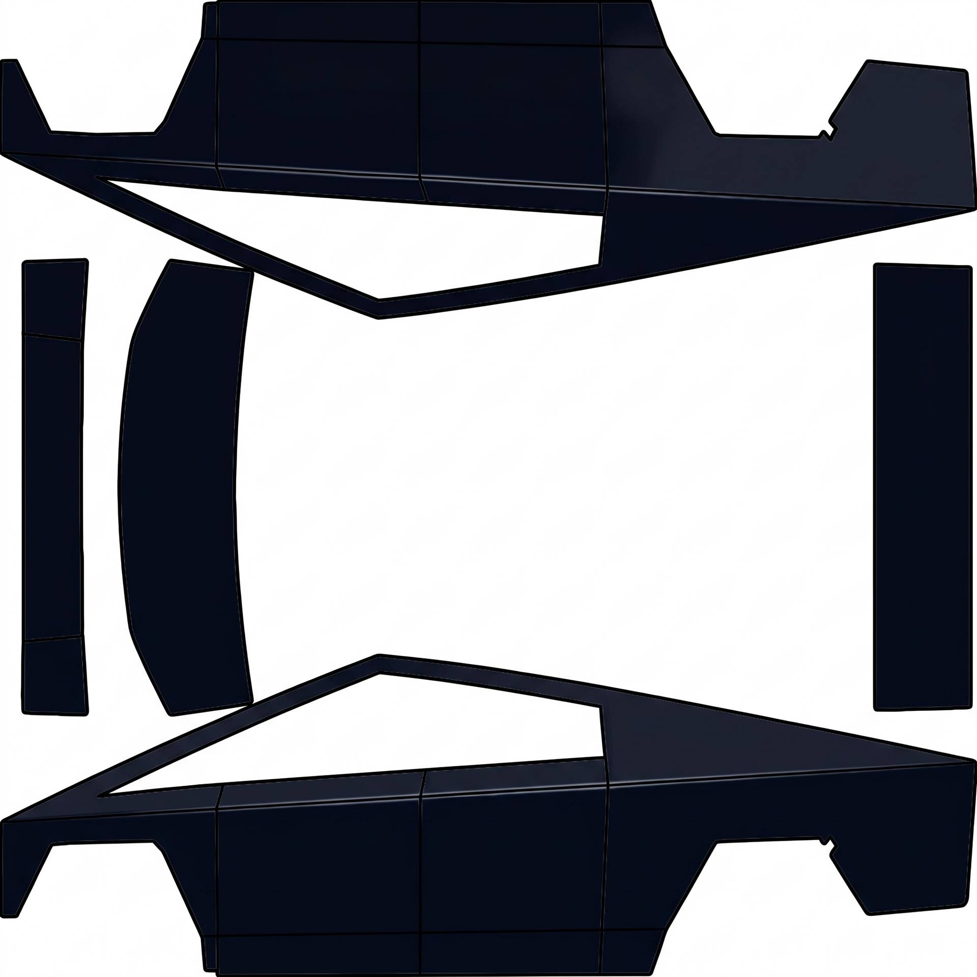 Perfect! — AI wrap design for a Cybertruck