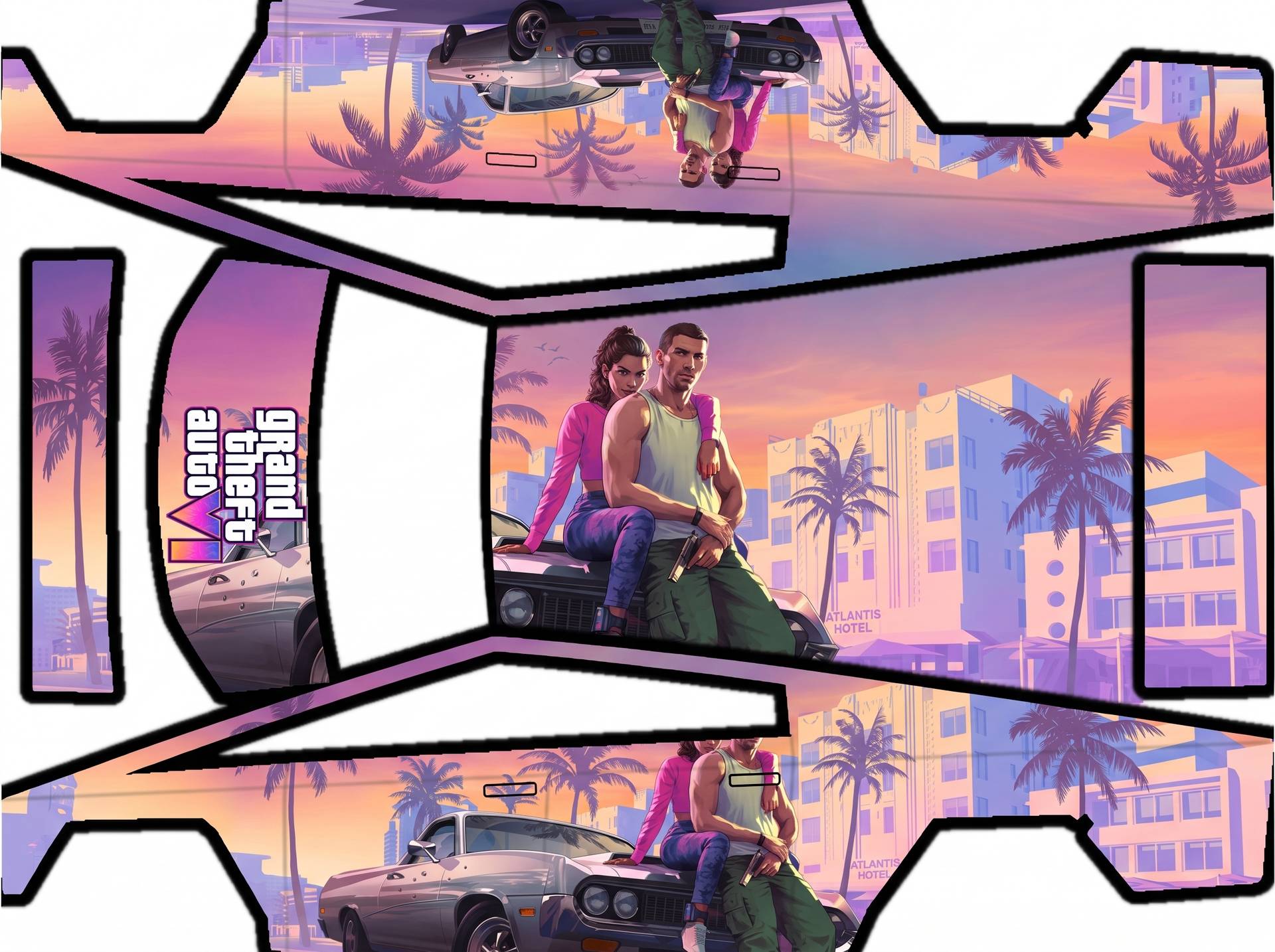 Use this refrencd — AI wrap design for a Cybertruck