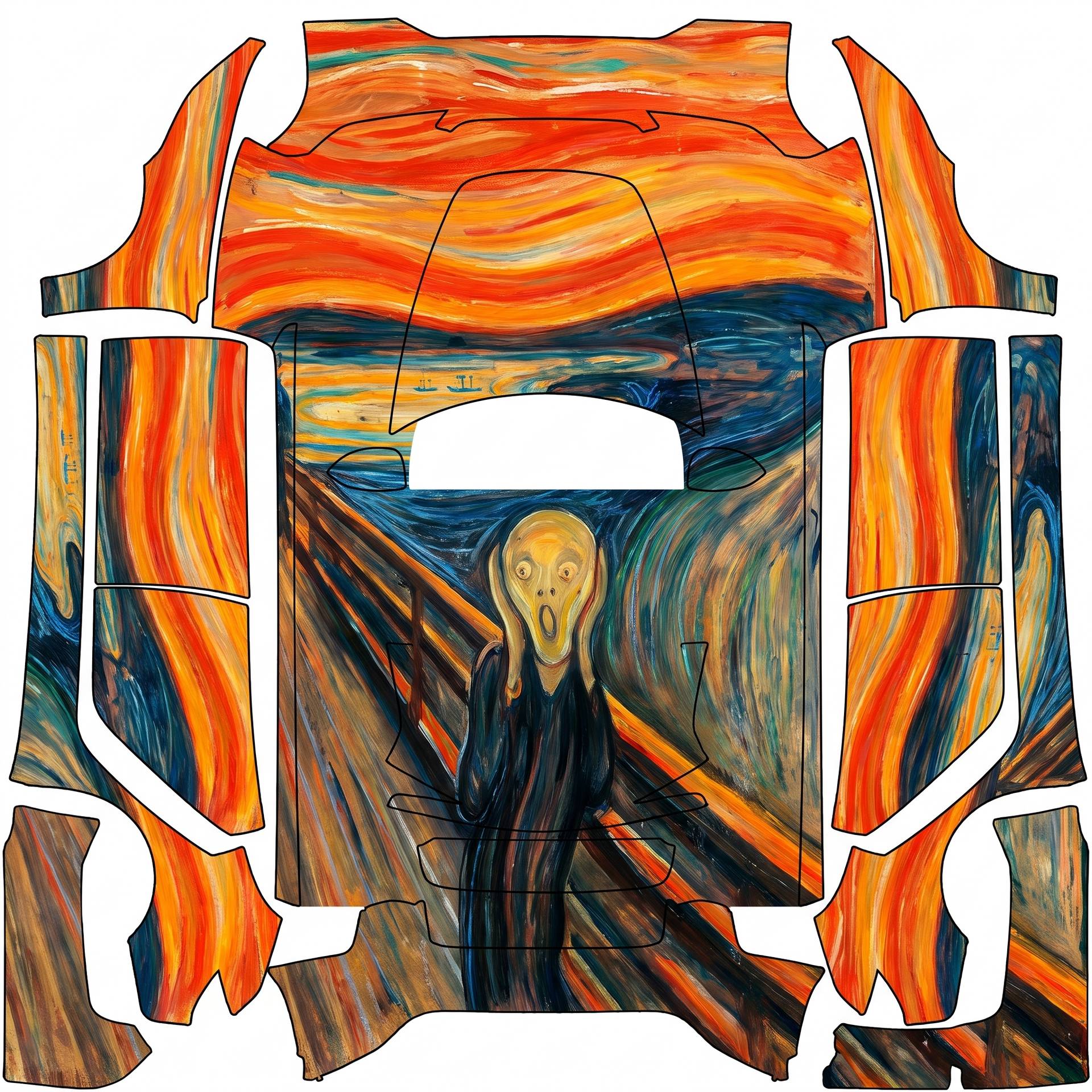 Understood! — AI wrap design for a Model 3 (2024+ Performance)